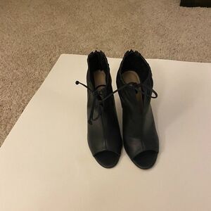 Aldo Peep Toe‎ Boots Back Booties SZ 8.5